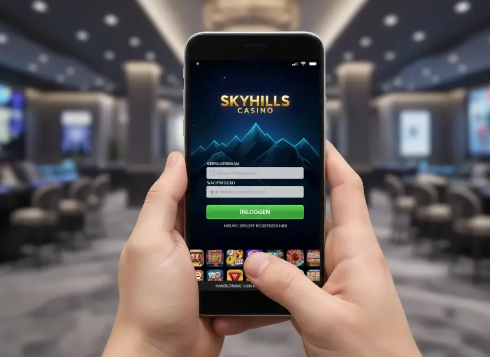 Skyhills casino login handleiding voor nieuwe spelers